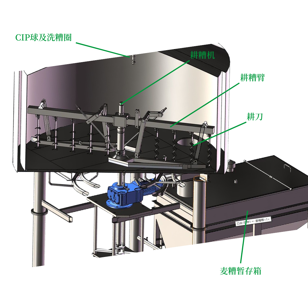 天泰啤酒設(shè)備過濾罐三維設(shè)計(jì)圖