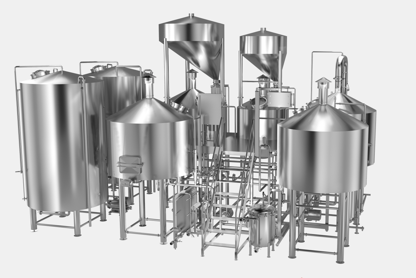 天泰啤酒設備糖化管路